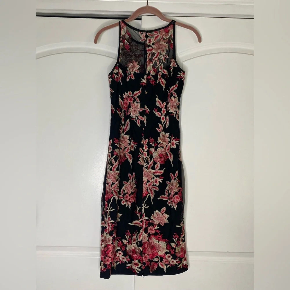 White House Black Market 0 Floral Dress - Picture 5 of 9